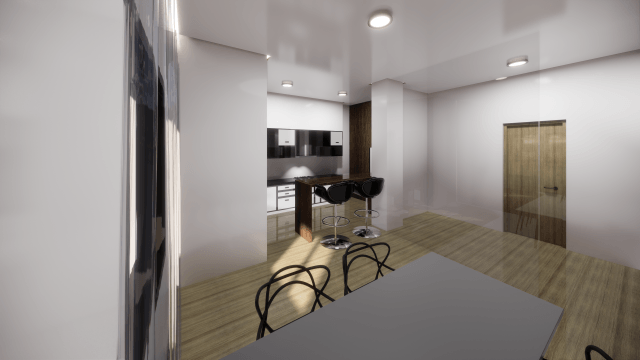 passive house Murcia cocina